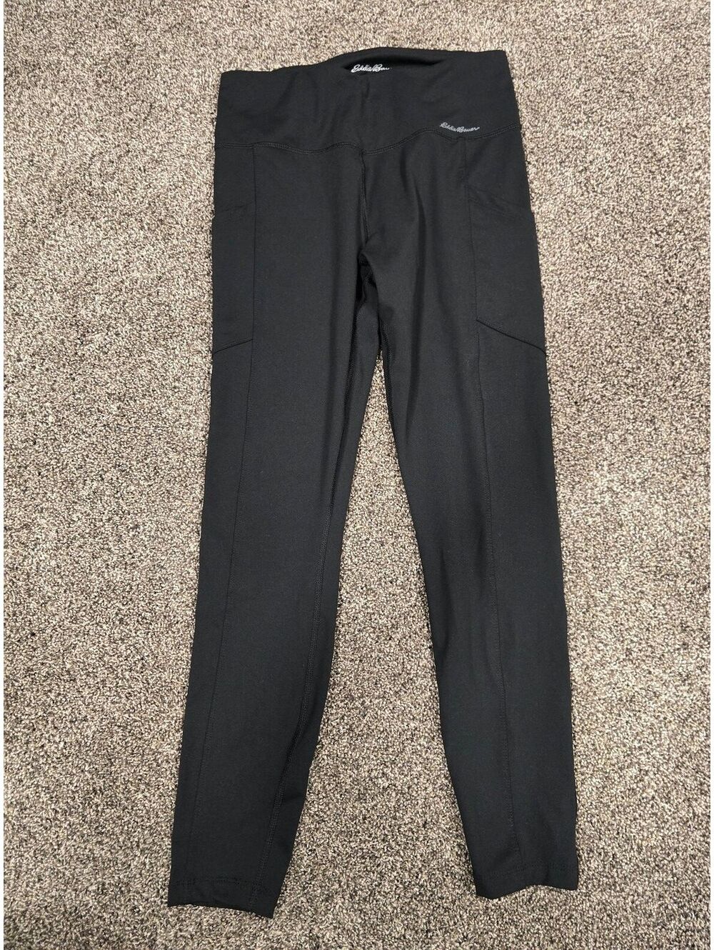 Eddie Bauer Women's Black Athletic Leggings Medium
